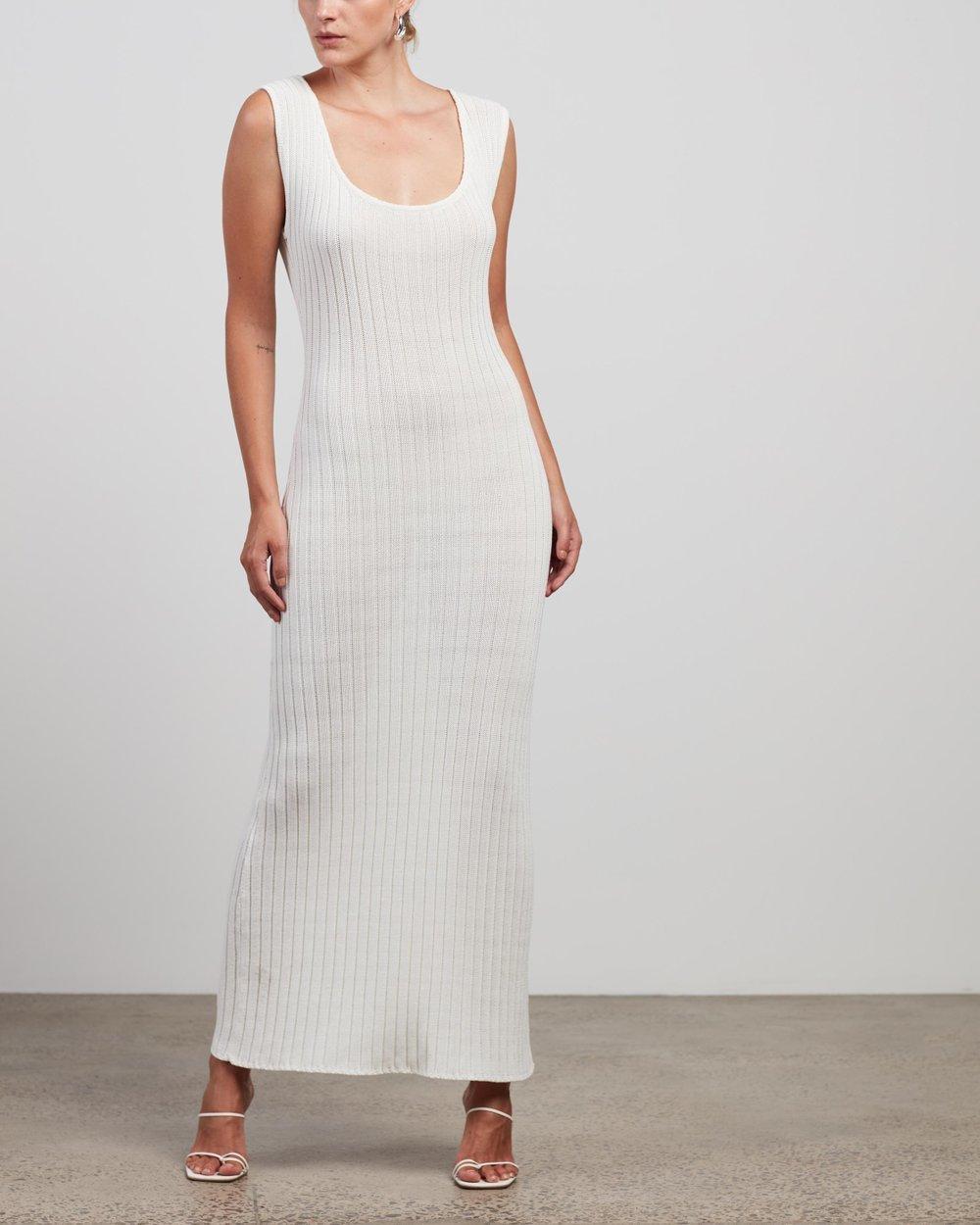 Bec & Bride Amelie Knit Dress White Size 10  - Image 1