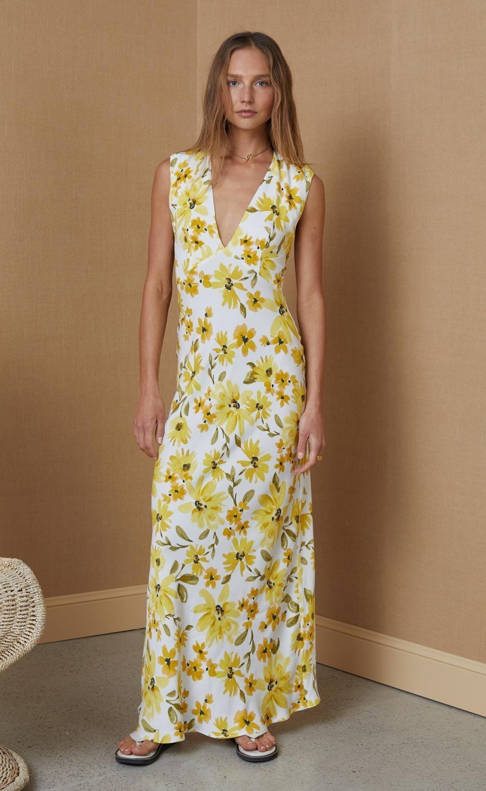 Bec & Bridge Daphne V Dress Print Size 8 - Image 3