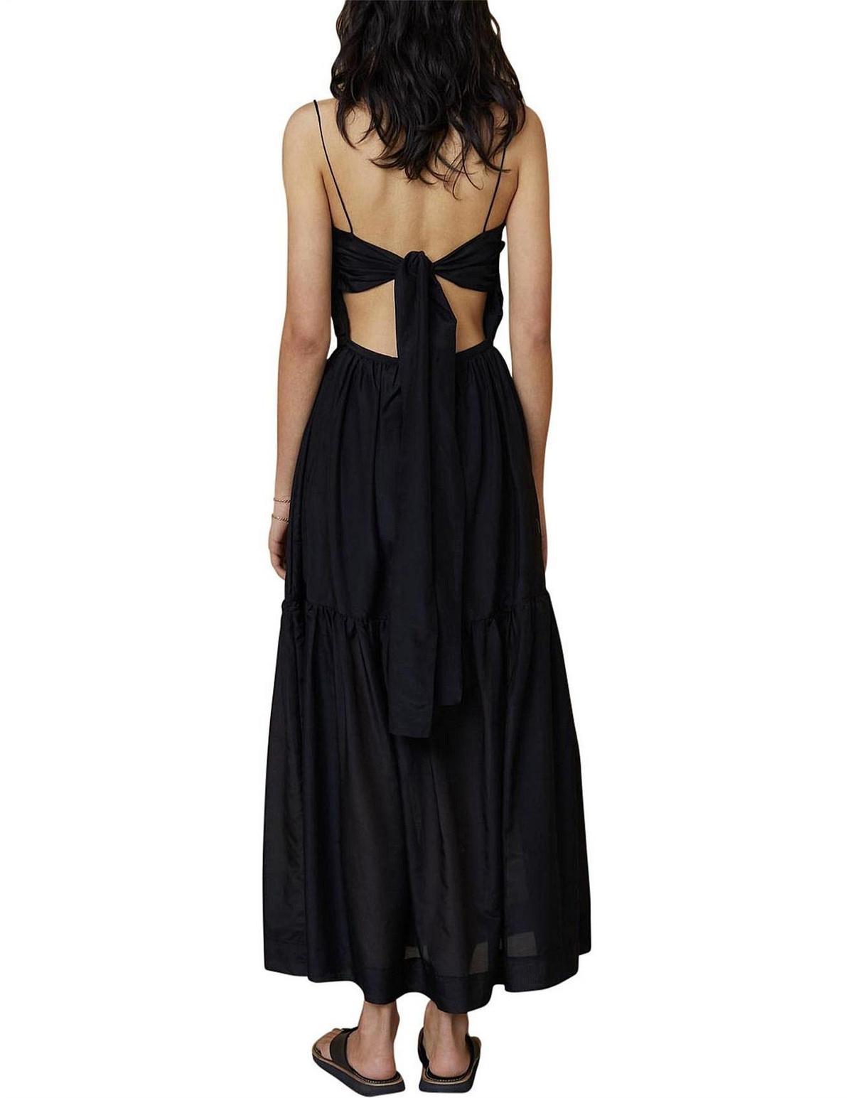 Bec & Bridge Papillon Midi Dress Black Size 10  - Image 2