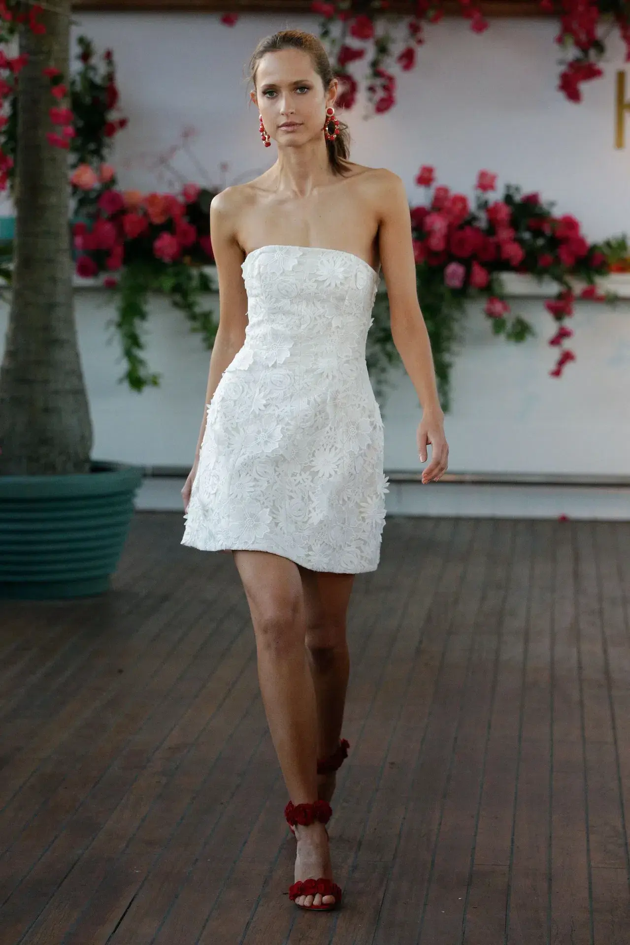Kookai Fleur Mini Dress White Size 12 - Image 1