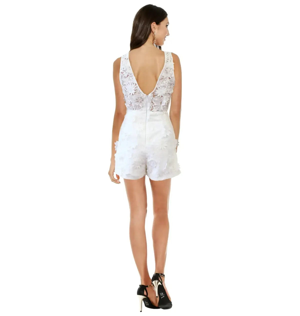 Kookai Fleur Playsuit White Size AU 12 - Image 2