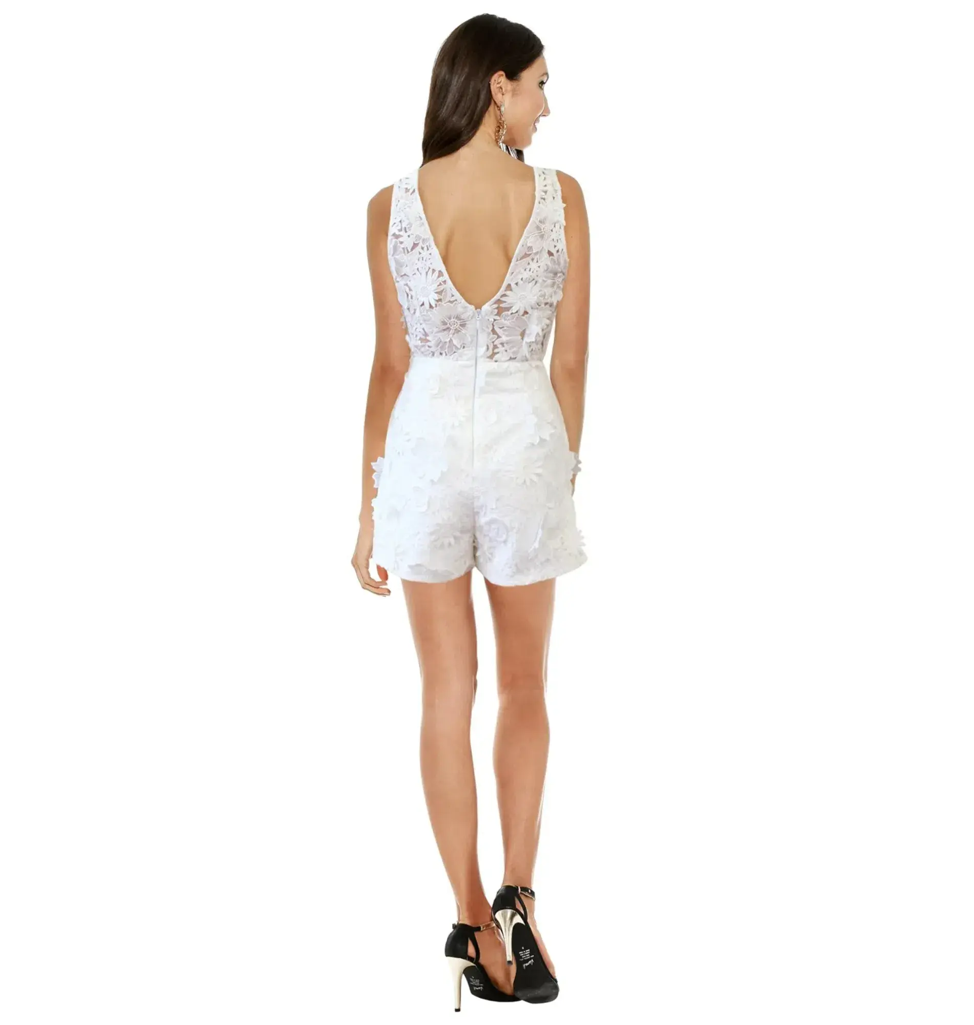 Kookai Fleur Playsuit White Size AU 12 - Image 2