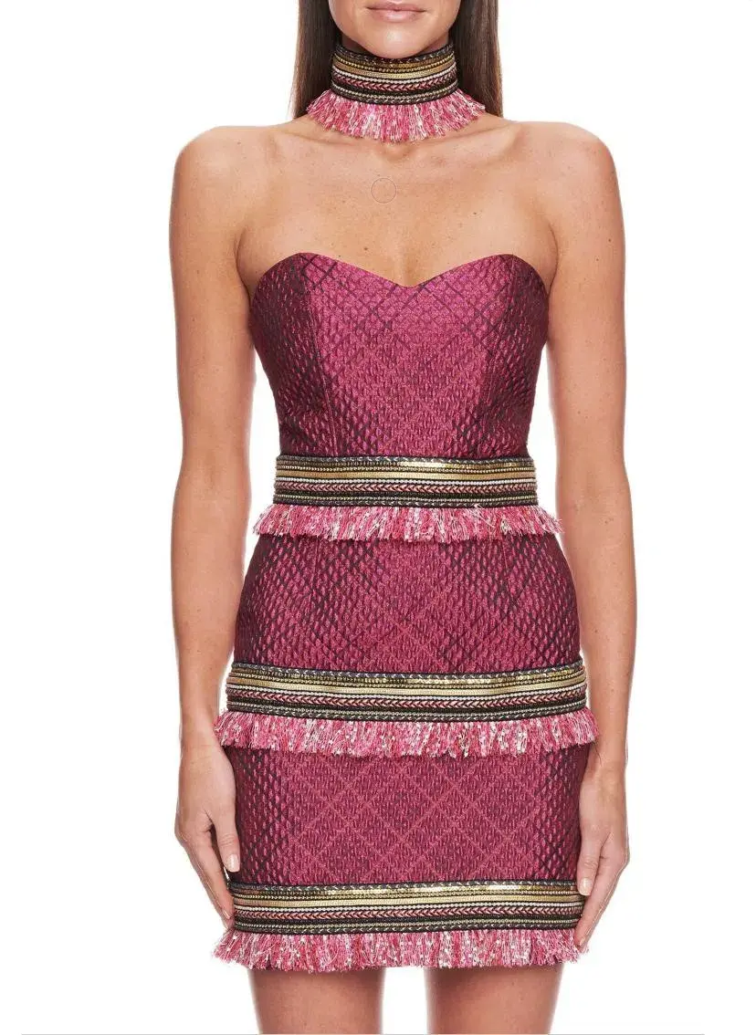 Eliya The Label Havanna Dress Print Size 6 - Image 3