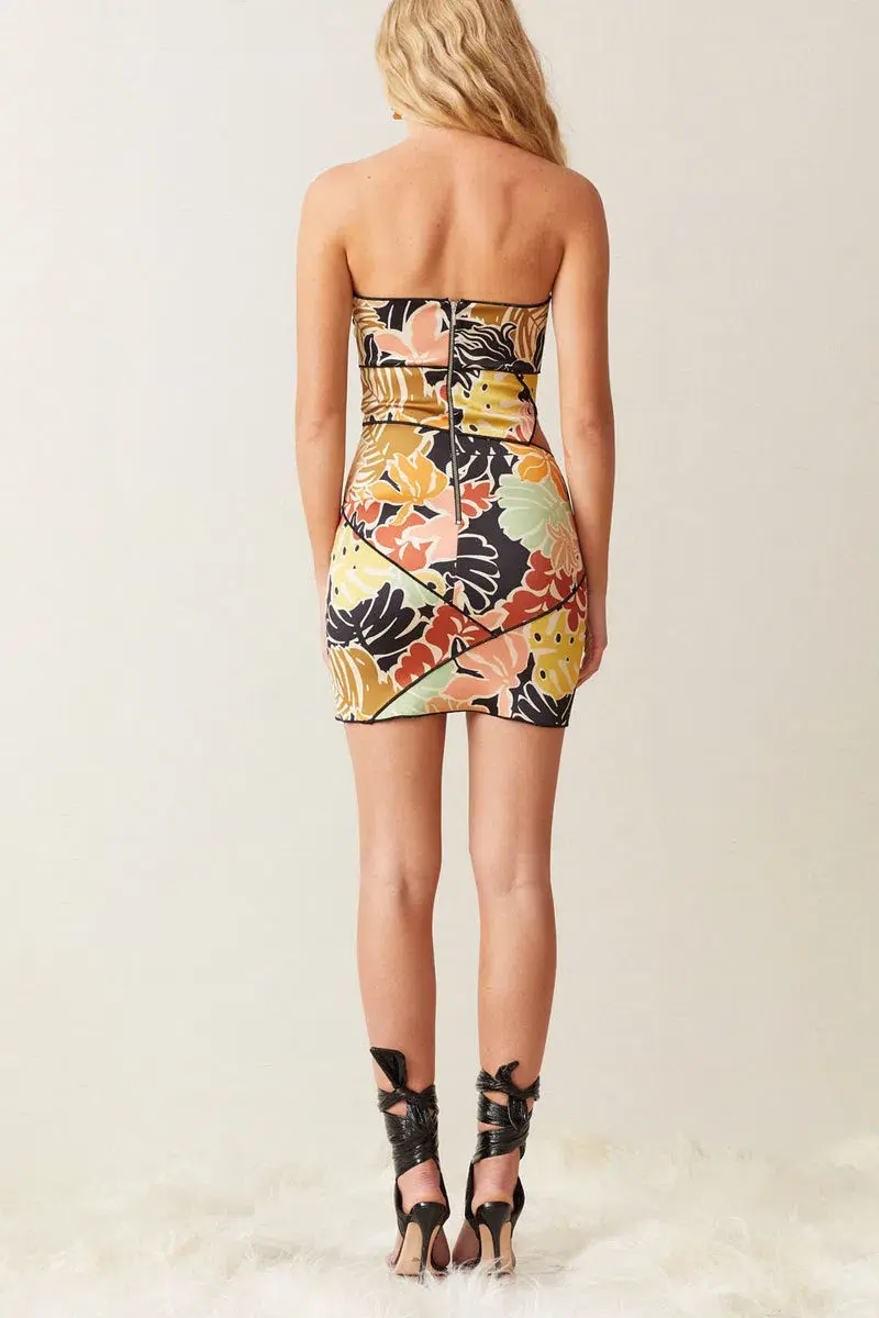 Bec and Bridge Babelini Mini Dress Print Size 10 - Image 2