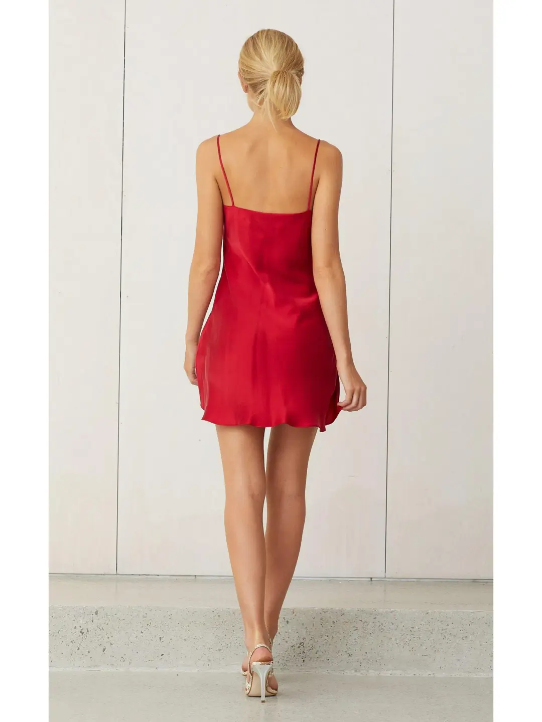 Bec & Bridge Classic Mini Dress Crimson Size AU 6 for rent on The Volte - main image