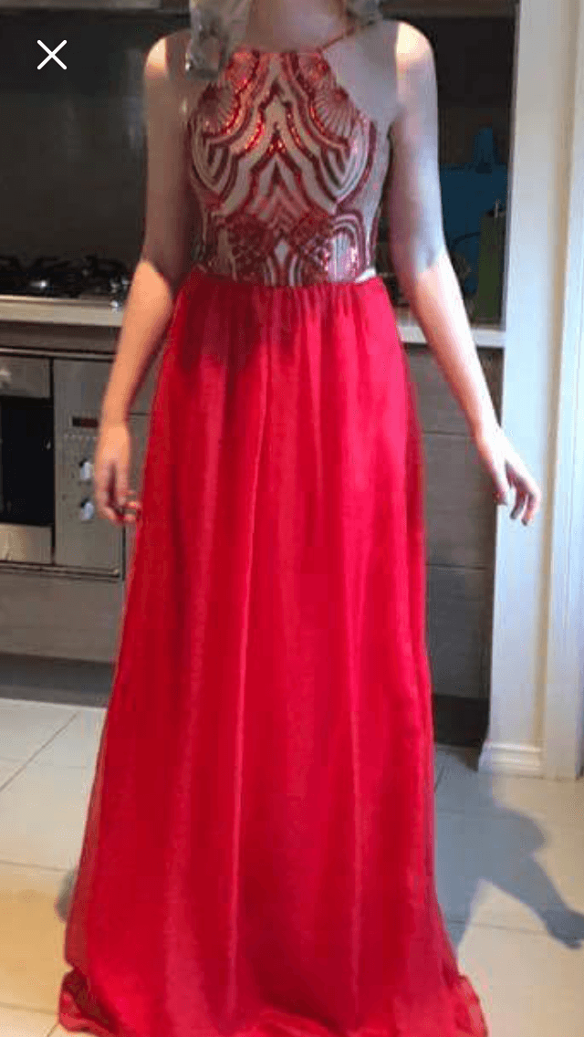 Red Bariano Dress - Image 3