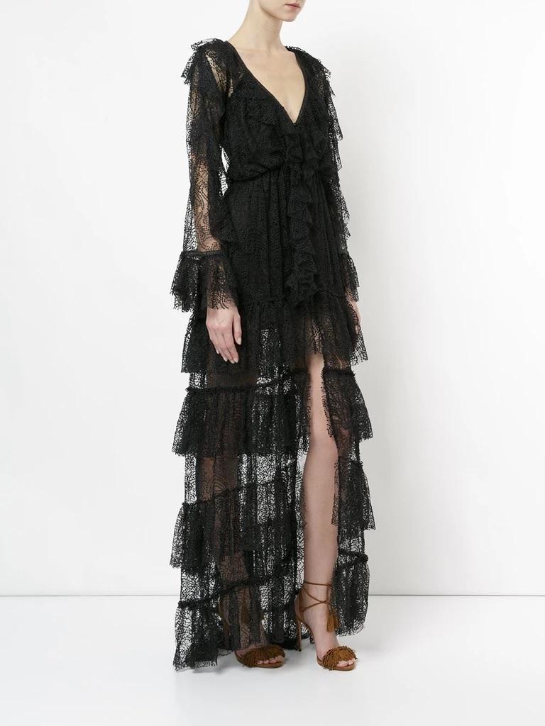 Alice Mccall Rococo Gown Black Size 6 - Image 2
