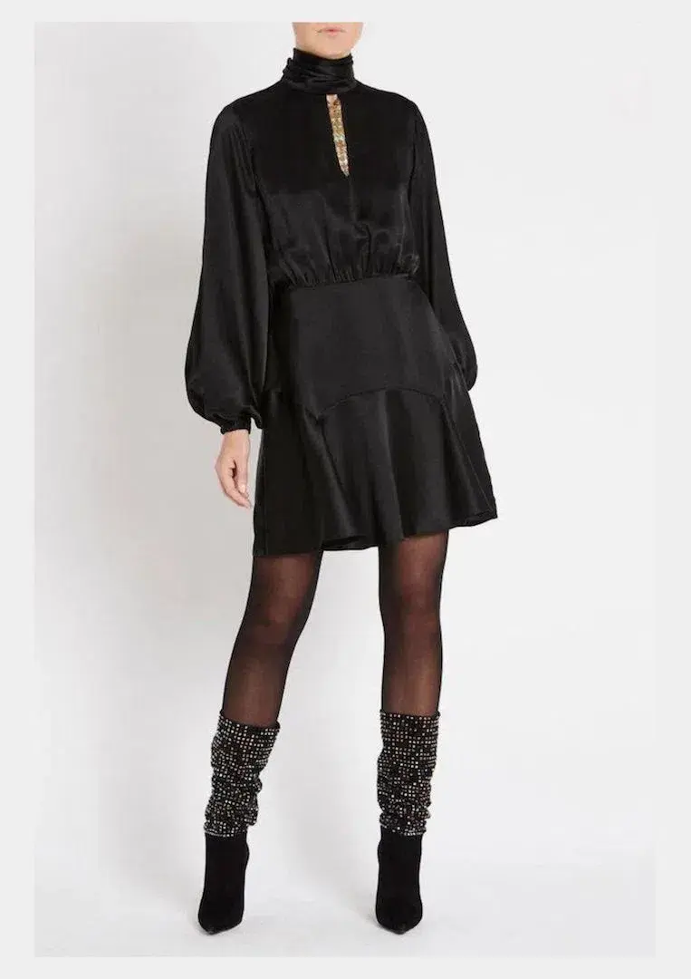 Sass and Bide Eternal Sunshine Mini Dress Black Size 4 - Image 1