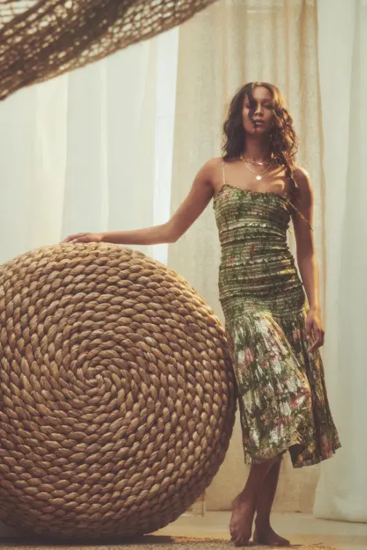 Hemant & Nandita Neem MIDI Dress - Image 1