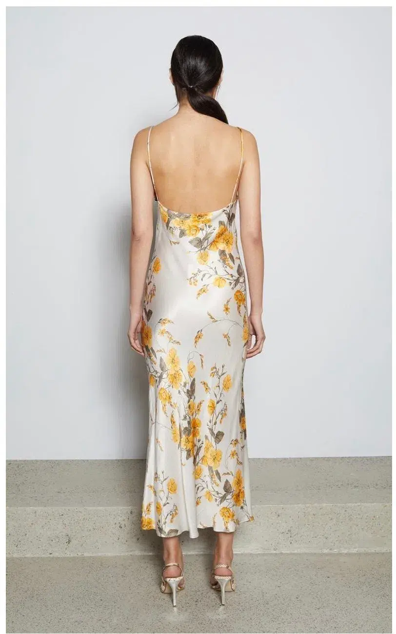 Bec & Bridge Mathilde Slip Dress Print Size 8 - Image 6