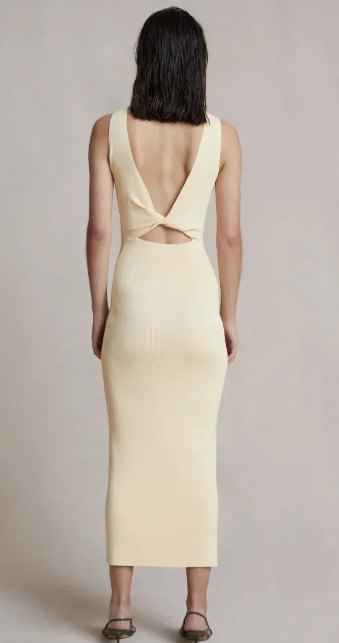 Bec & Bridge Sorbet Summer Midi Dress in Butter Size 10 - Image 4