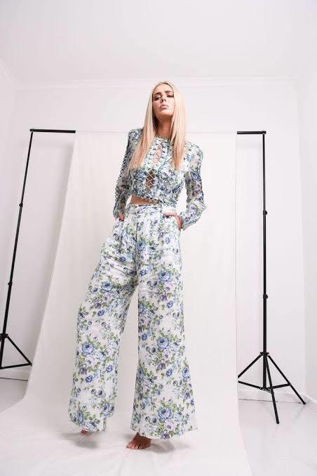 Zimmermann Whitewave Laced Bodice and Pants Set for rent on The Volte - main image