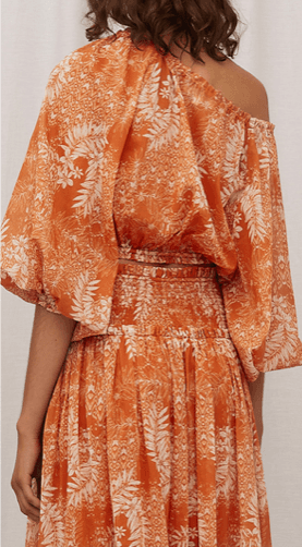 Steele Harmony Blouse & Laguna Skirt in Bora Sand Set Size 8 - Image 4