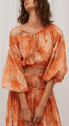 Steele Harmony Blouse & Laguna Skirt in Bora Sand Set Size 8 - Image 3