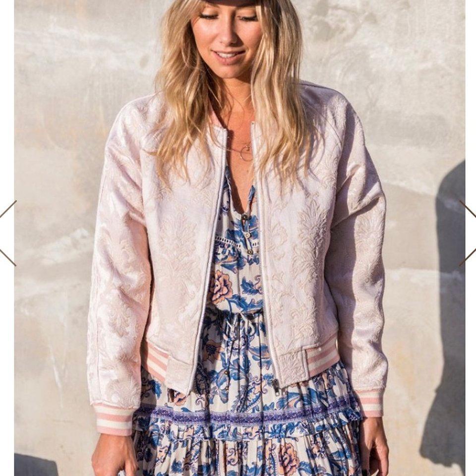 Spell and the Gypsy Anastasia Brocade Bomber Jacket for rent on The Volte - main image