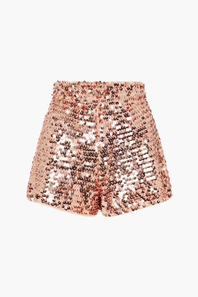 Sass & Bide Ticket To Ride Shorts Gold Sequin Size AU 6 - Image 4