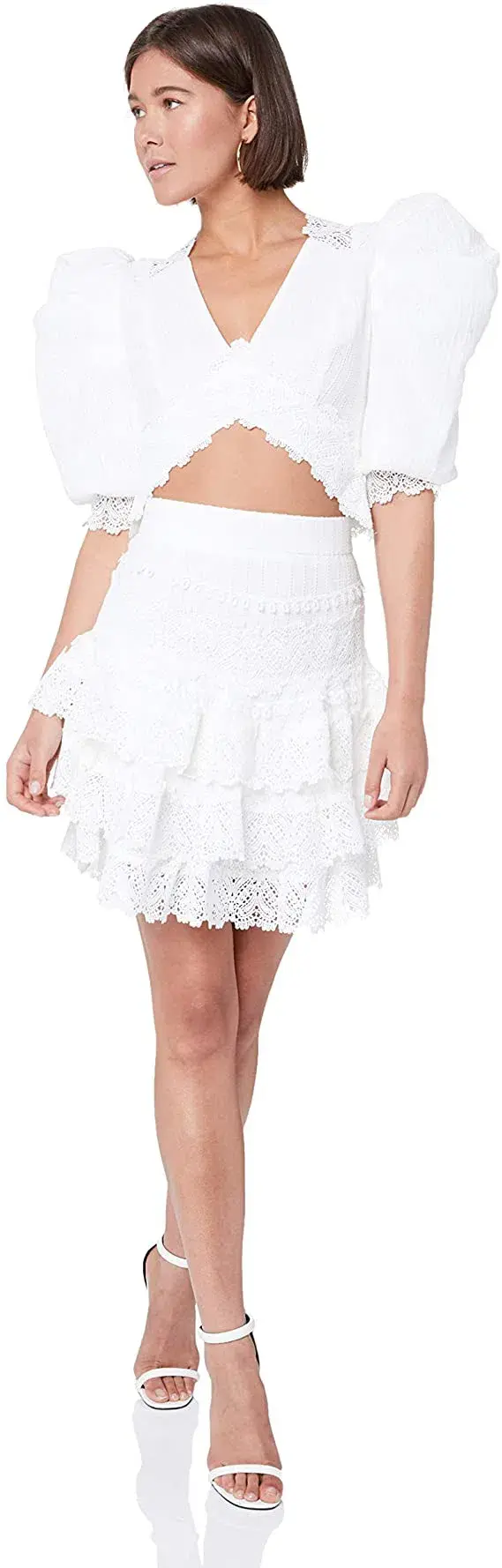 Mossman Havana Nights Top White Size 6 - Image 4