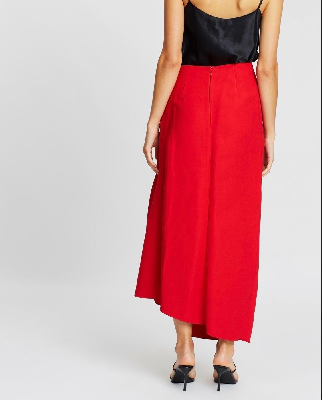 Acler Thistle Skirt Red size 10 - Image 3