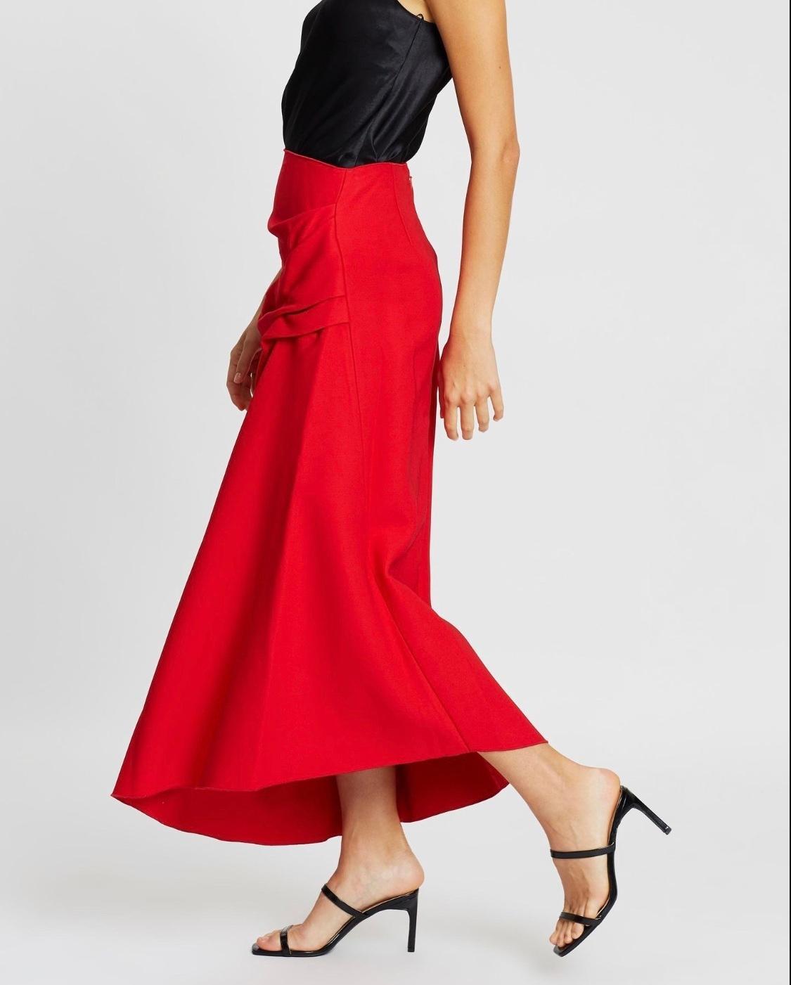 Acler Thistle Skirt Red size 10 - Image 4