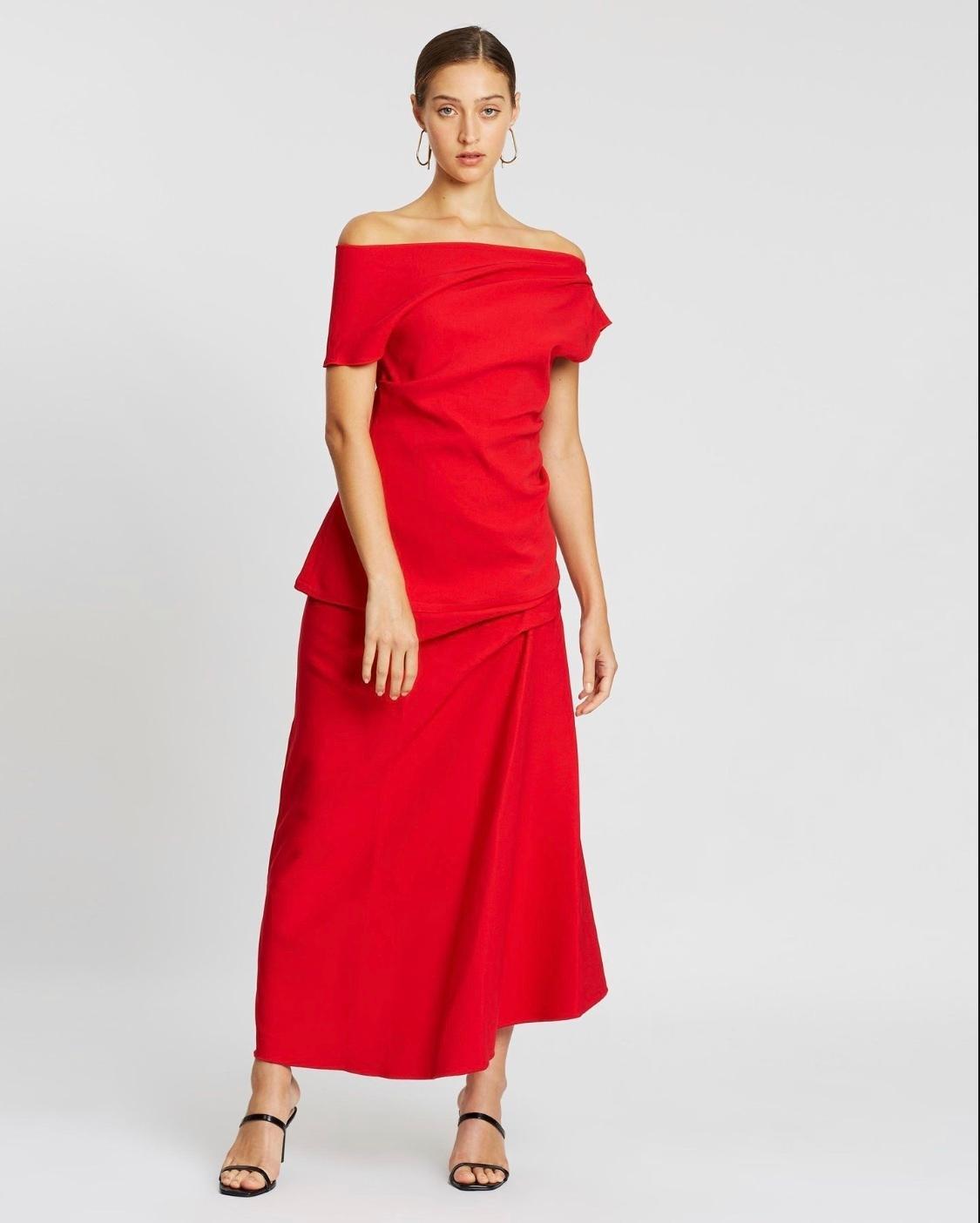 Acler Thistle Skirt Red size 10 - Image 6