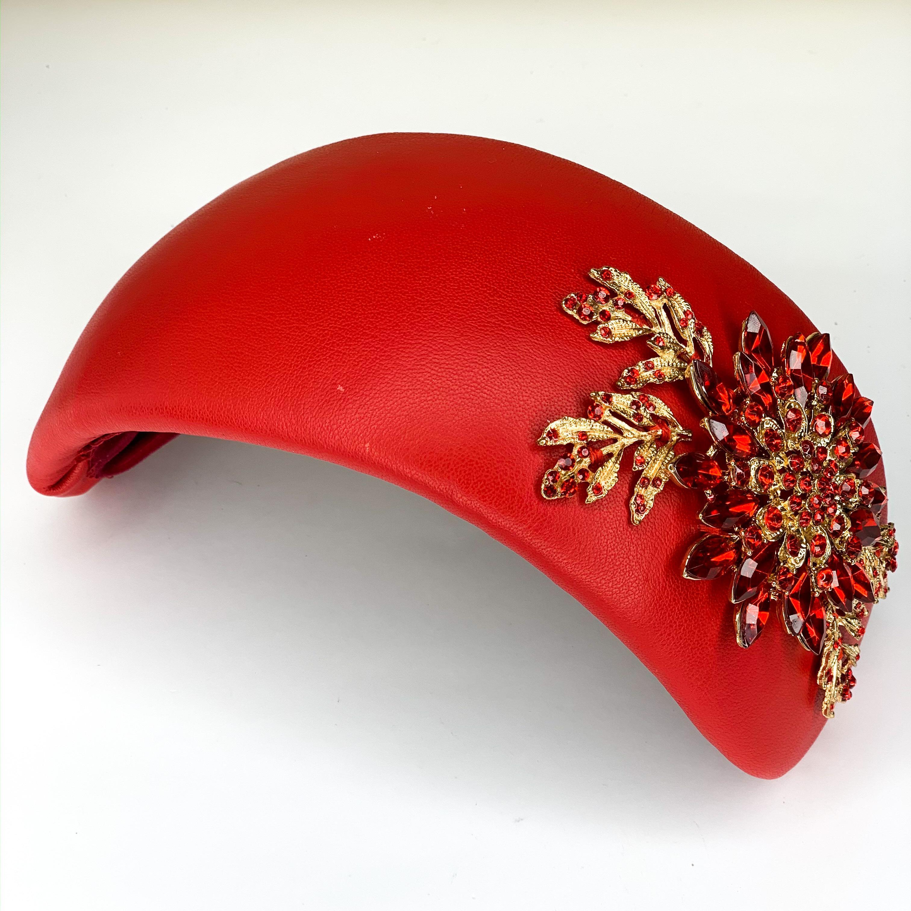 Halo & Rose Duchess bandeau headband red  - Image 9