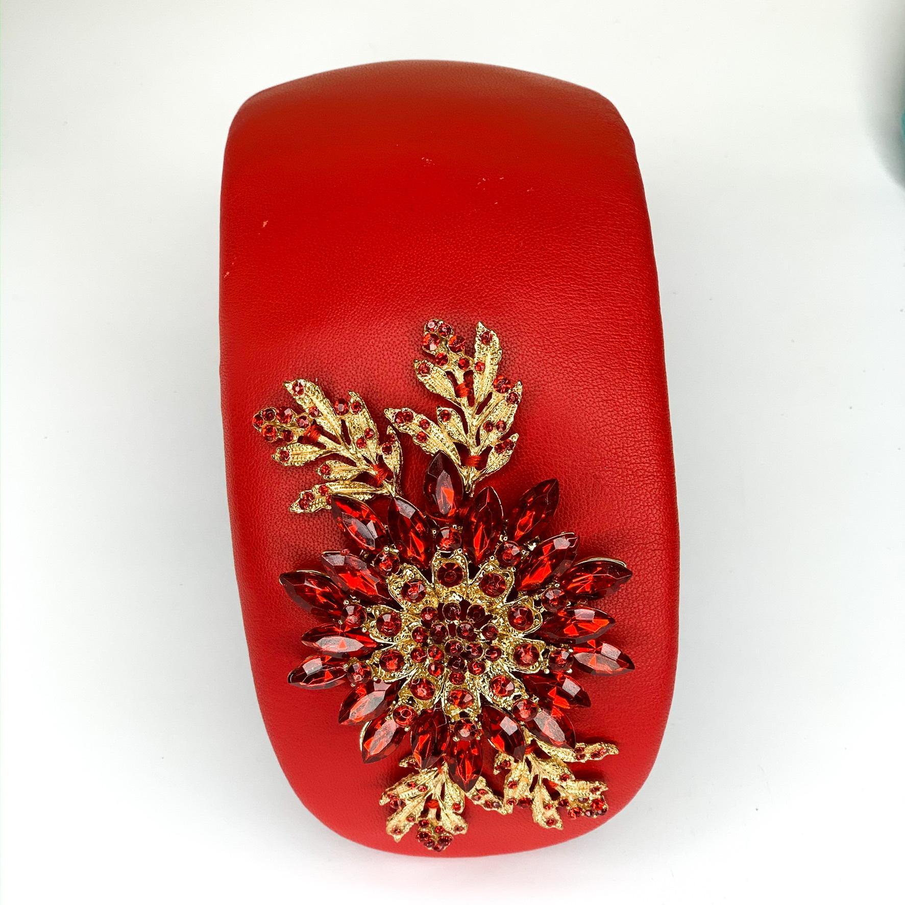 Halo & Rose Duchess bandeau headband red  - Image 3