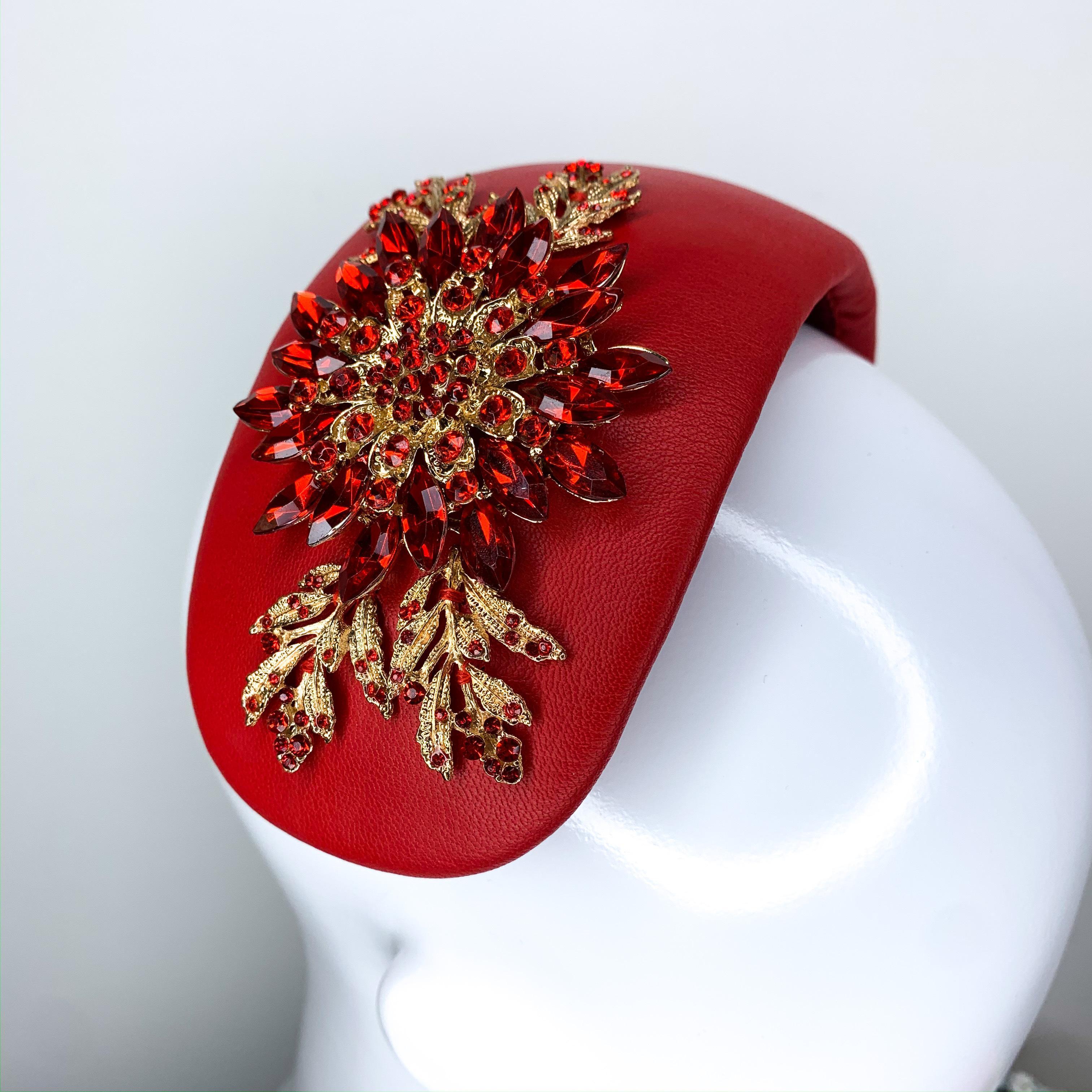 Halo & Rose Duchess bandeau headband red  - Image 7