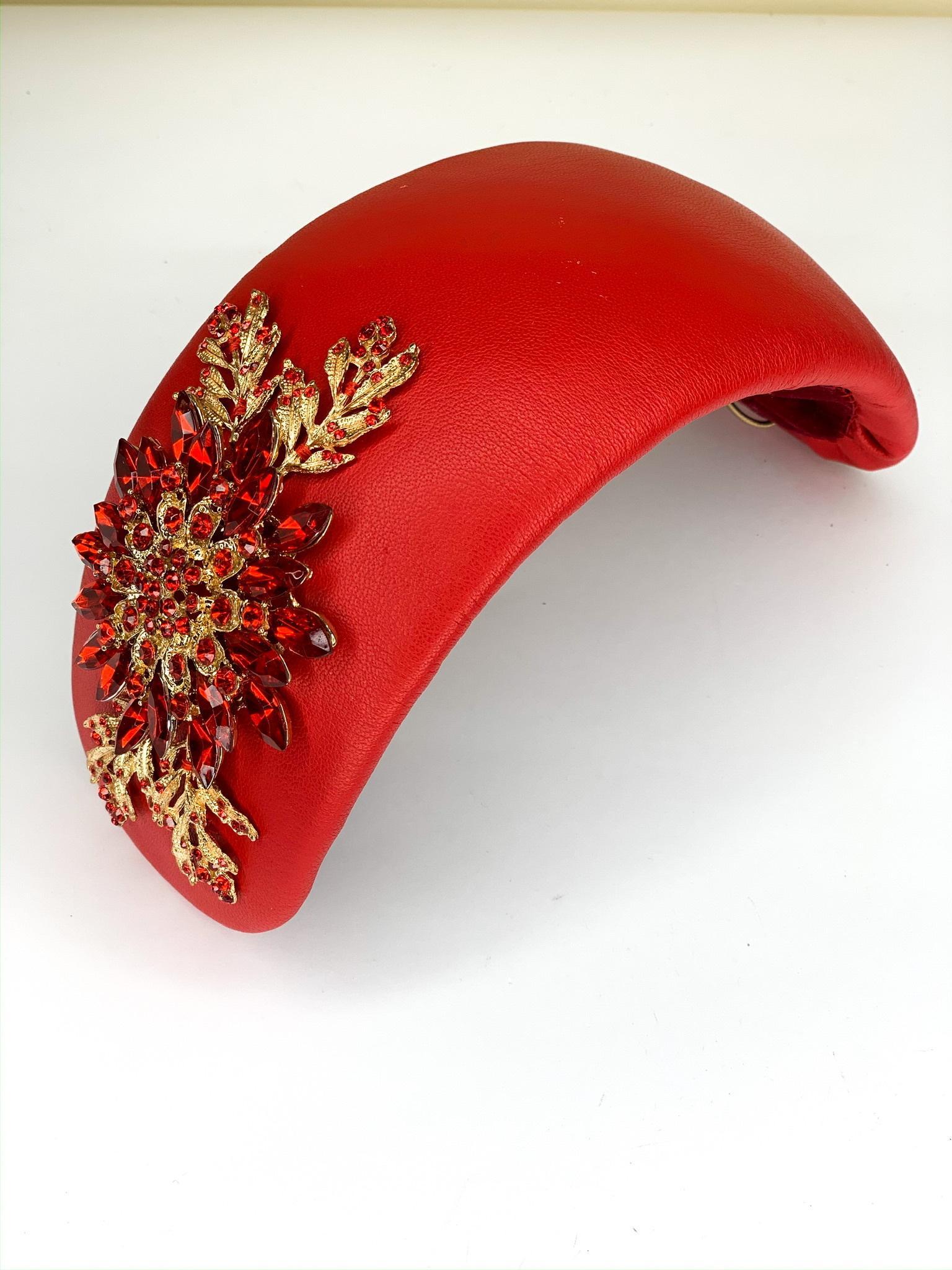 Halo & Rose Duchess bandeau headband red  - Image 2