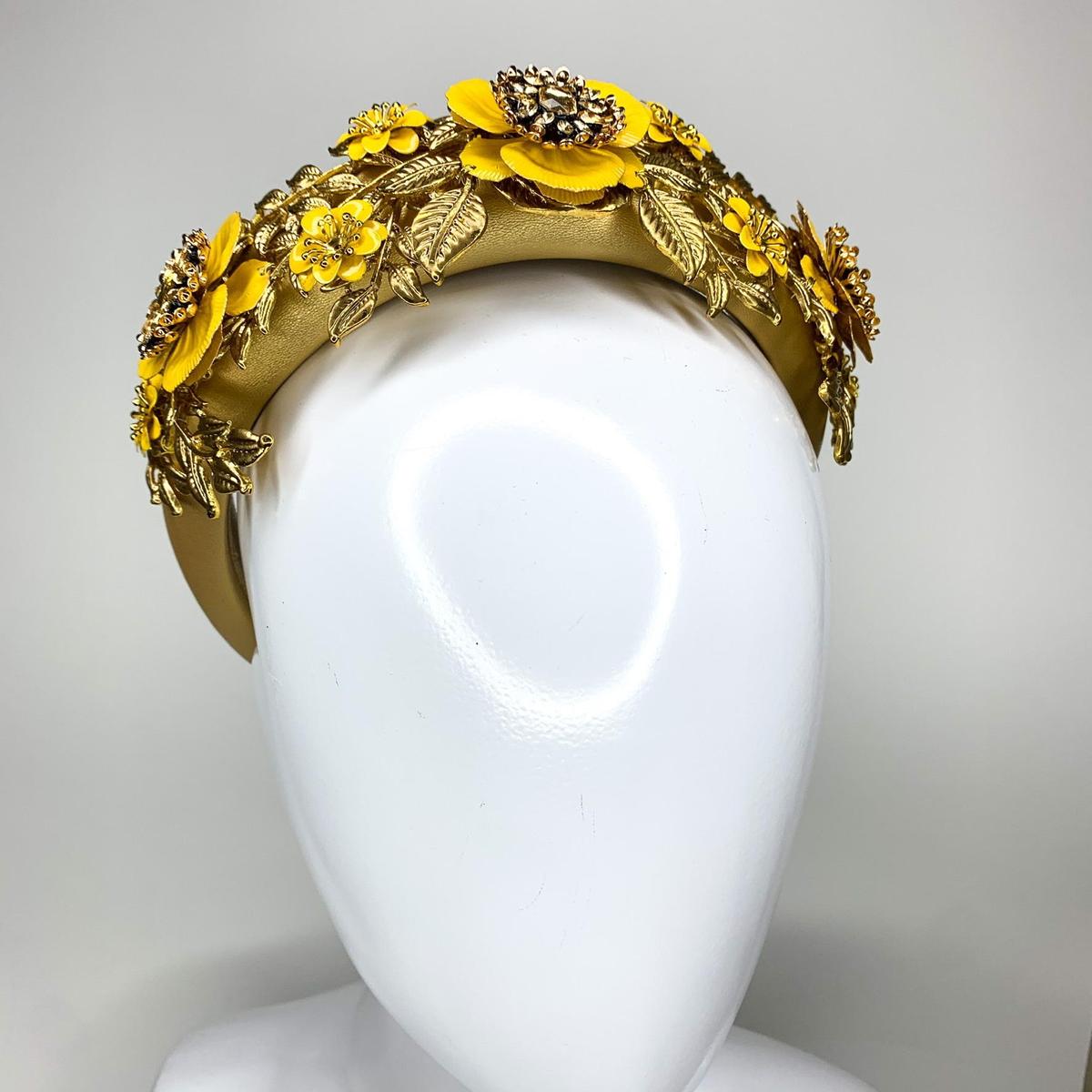 Halo & Rose Impromptu Princess headband yellow - Image 1