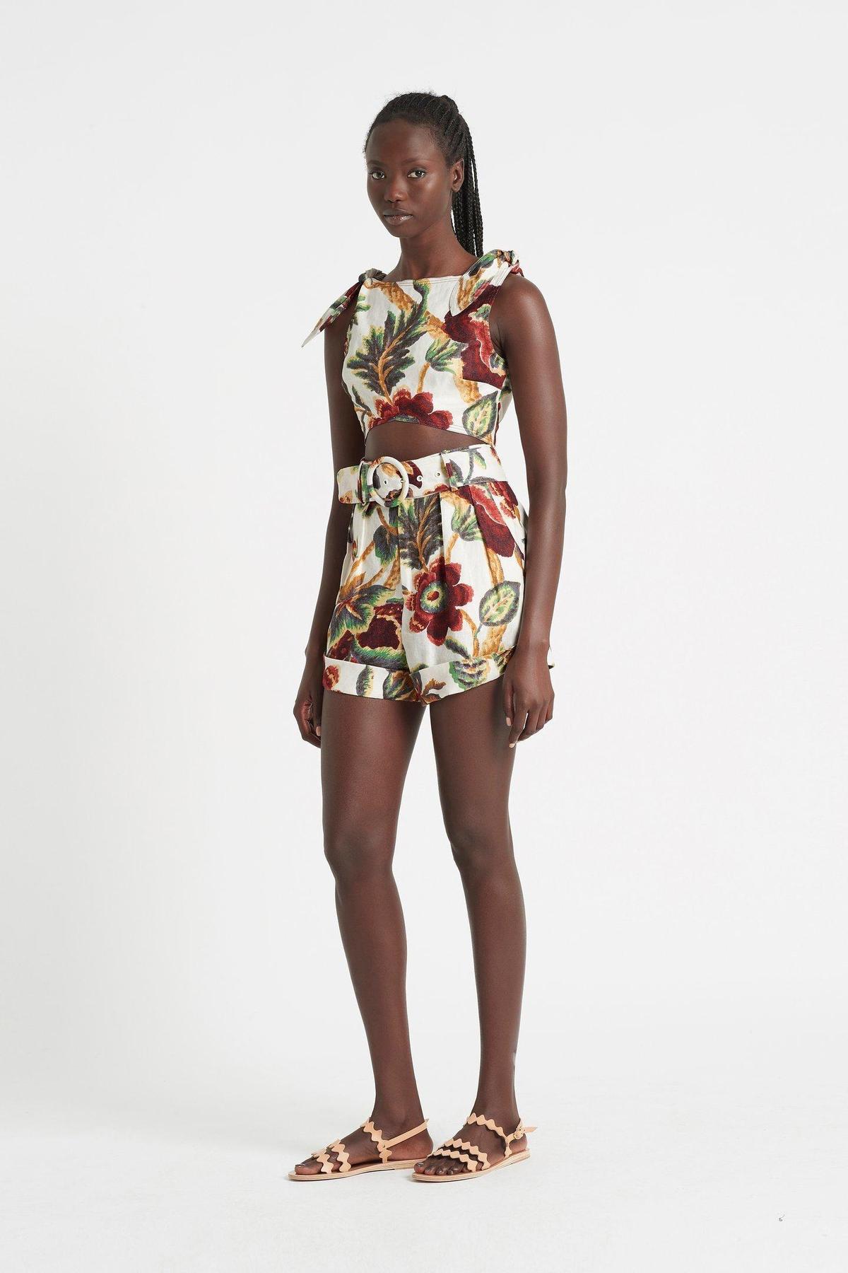 Sir the Label Ambroise Shorts Print Size AU 8 - Image 1