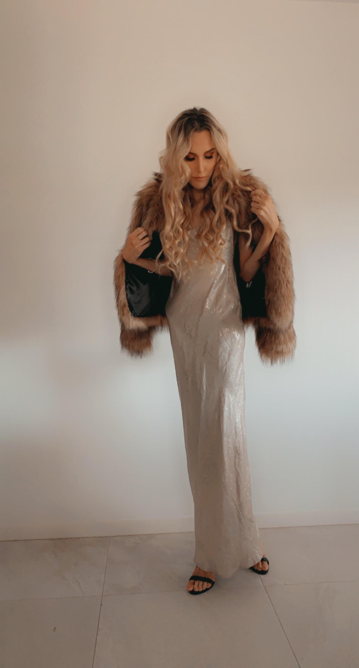 Unreal Fur Delish Jacket Mocha Brown Size 6 - Image 3