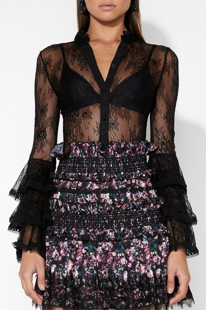 The Black Mirror Bodysuit sz 12 - Image 1