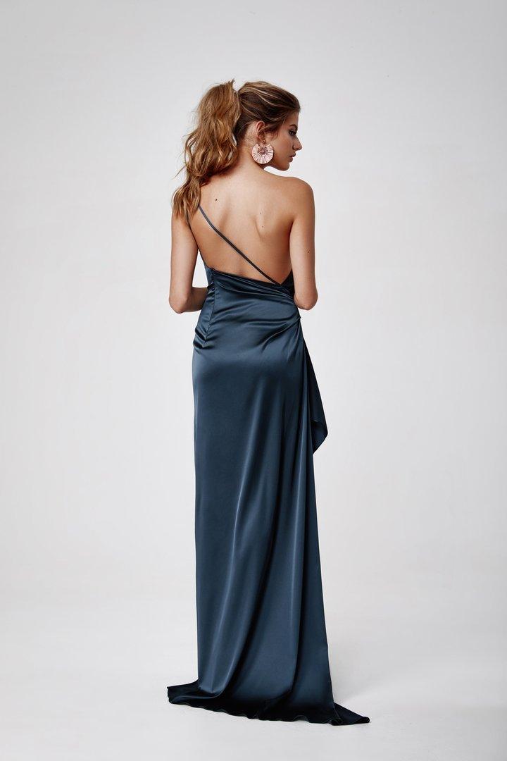Lexi Samira Dress Orion Blue Size 8 - Image 3