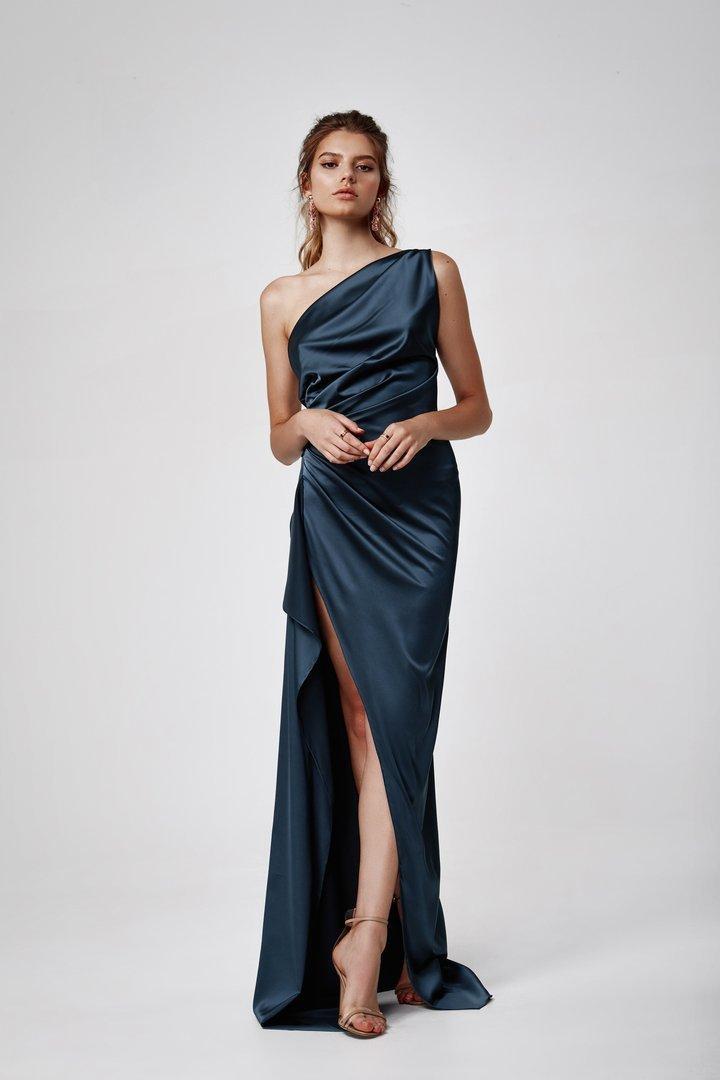 Lexi Samira Dress Orion Blue Size 8 - Image 1