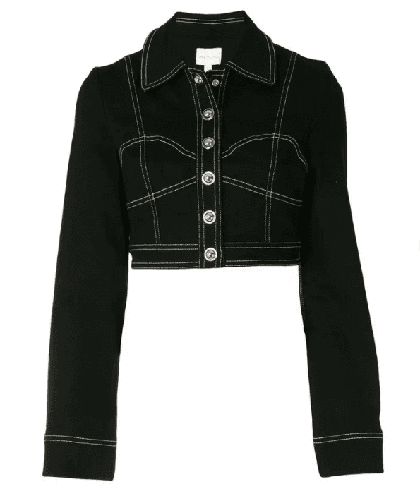 Alice McCall Rock With You Jacket Black Size 8 for rent on The Volte - main image