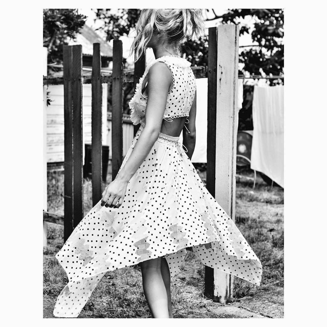 Ixiah the Label Wiseman Dress Print Size 10 - Image 5