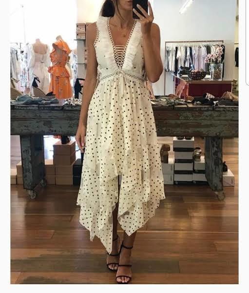 Ixiah the Label Wiseman Dress Print Size 10 - Image 3