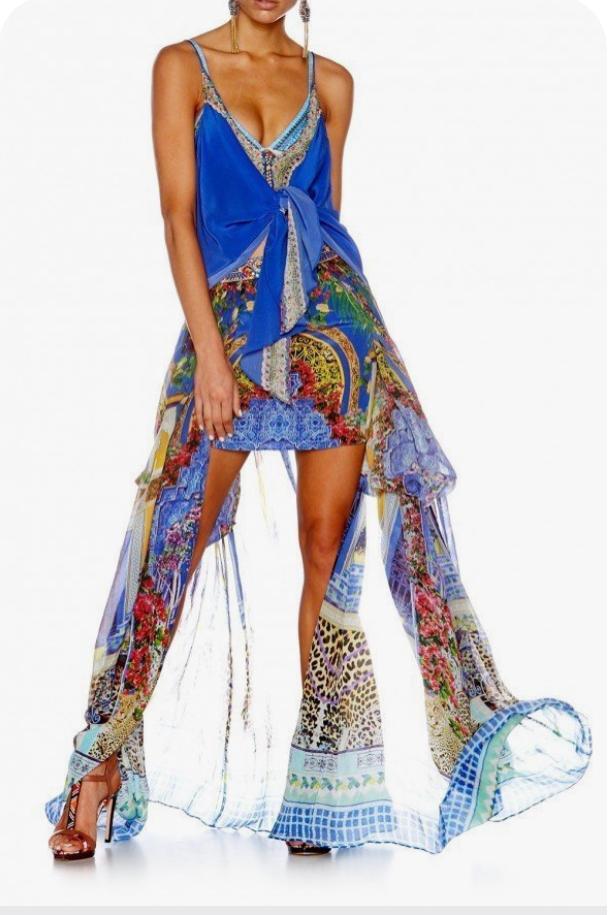 Camilla Bohemian Bounty Short Skirt Print Size 12 - Image 1