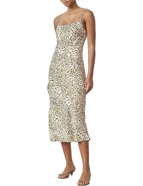BEC + BRIDGE CATALONIA MIDI DRESS LEOPARD SIZE 6 - Image 4