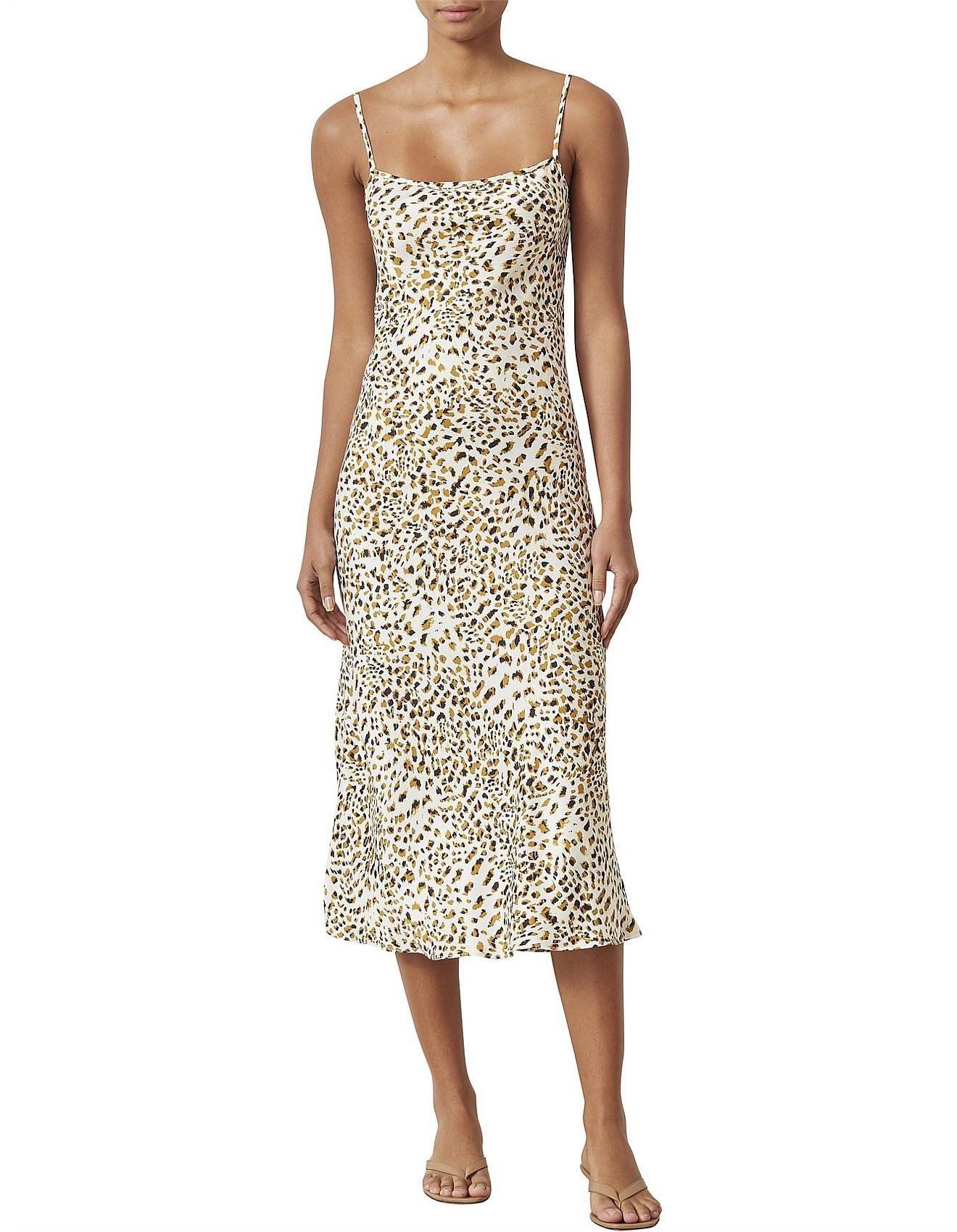 BEC + BRIDGE CATALONIA MIDI DRESS LEOPARD SIZE 6 - Image 3