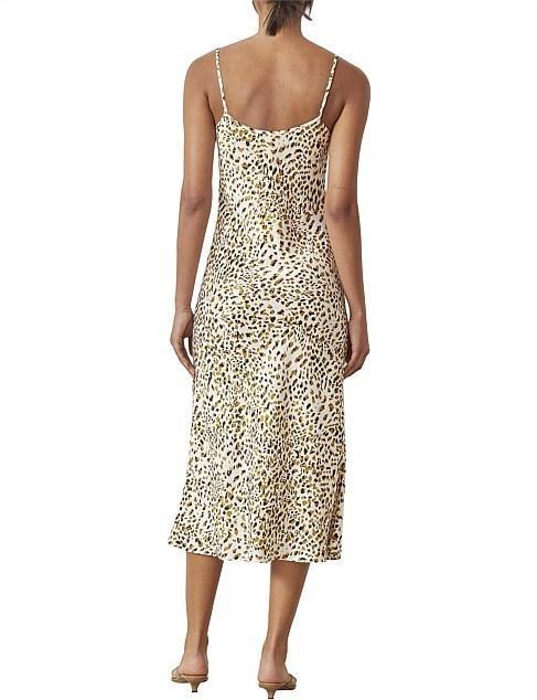 BEC + BRIDGE CATALONIA MIDI DRESS LEOPARD SIZE 6 - Image 5