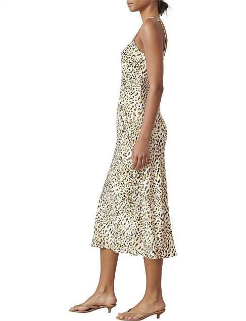 BEC + BRIDGE CATALONIA MIDI DRESS LEOPARD SIZE 6 - Image 2