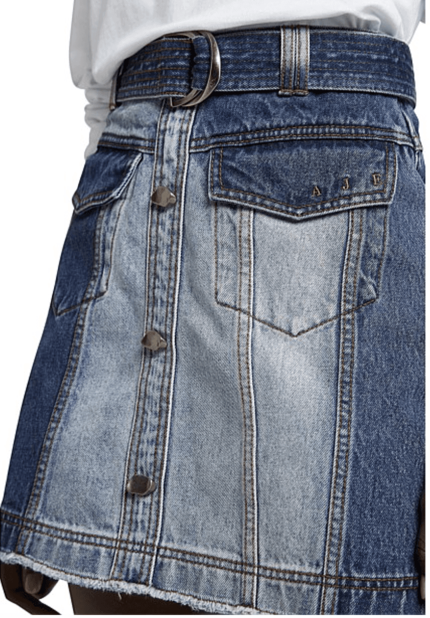 Aje Freecycle Denim Skirt  - Image 3