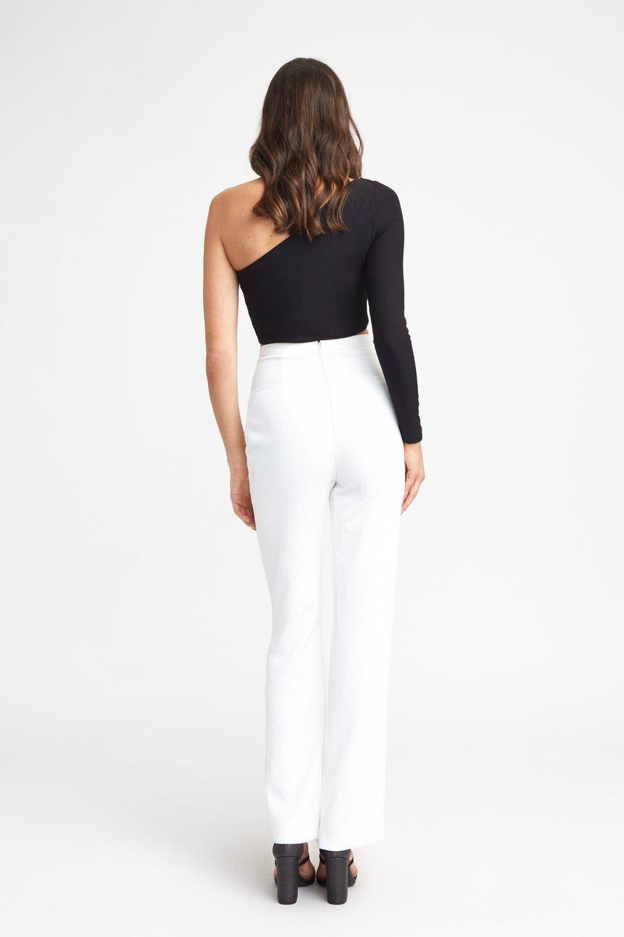 Kookai Dayna Pants White Size AU 10 - Image 3