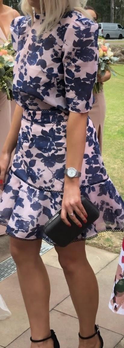 Keepsake the Label Halo Blouse Size S and Skirt Size L Set Print - Image 4