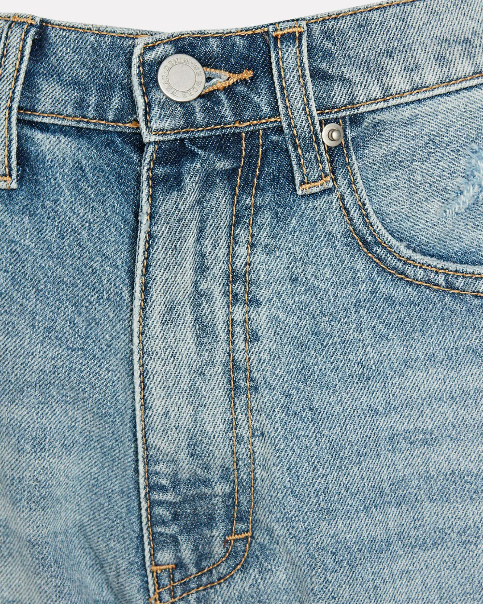 Weworewhat dani boyfriend Jeans in Denim Size AU 6 - Image 4