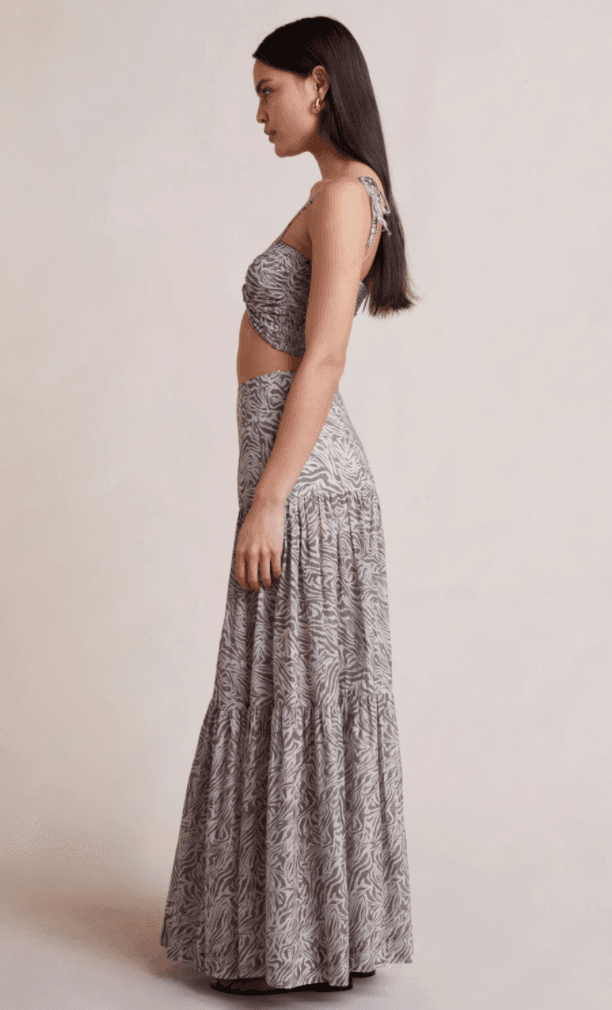 Bec & Bridge Sahara Crop Top and Maxi Skirt Print Size 8 - Image 3