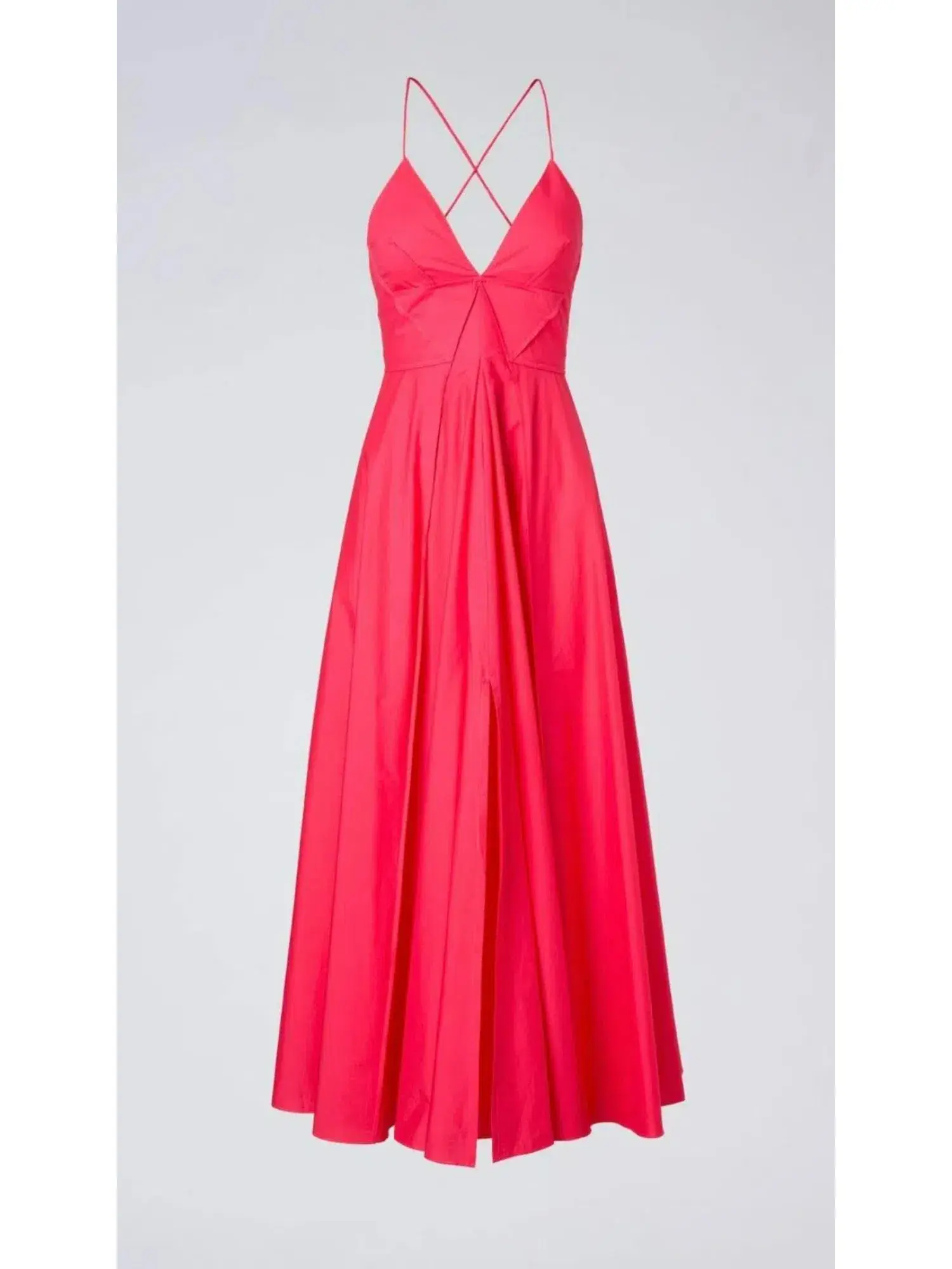 Scanlan Theodore Parachute Cotton Strappy Dress Fuchsia Size AU 10 - Image 3