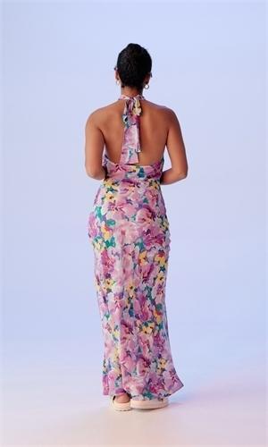 RUBY GIGI SILK HALTER DRESS SIZE 8 - Image 4