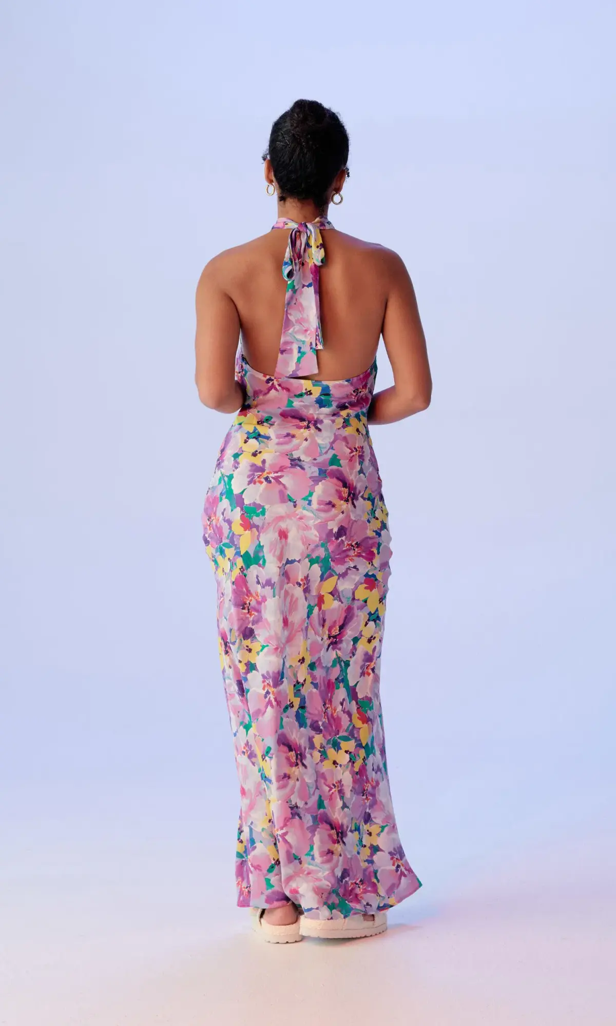 RUBY GIGI SILK HALTER DRESS SIZE 8 - Image 8
